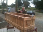 The worm farm specification required a sturdy box